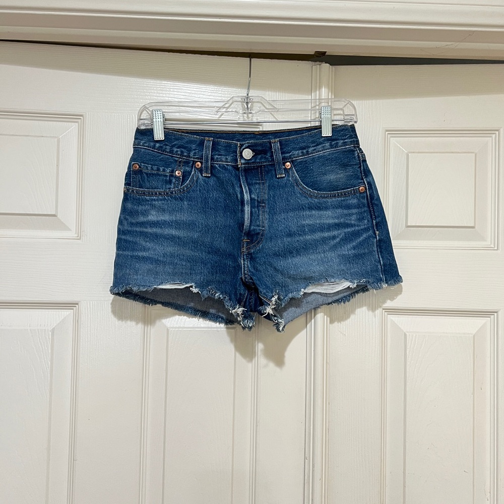 Levi's® 501‎ Original blues Denim Short  jeans shorts size 26 classic festive